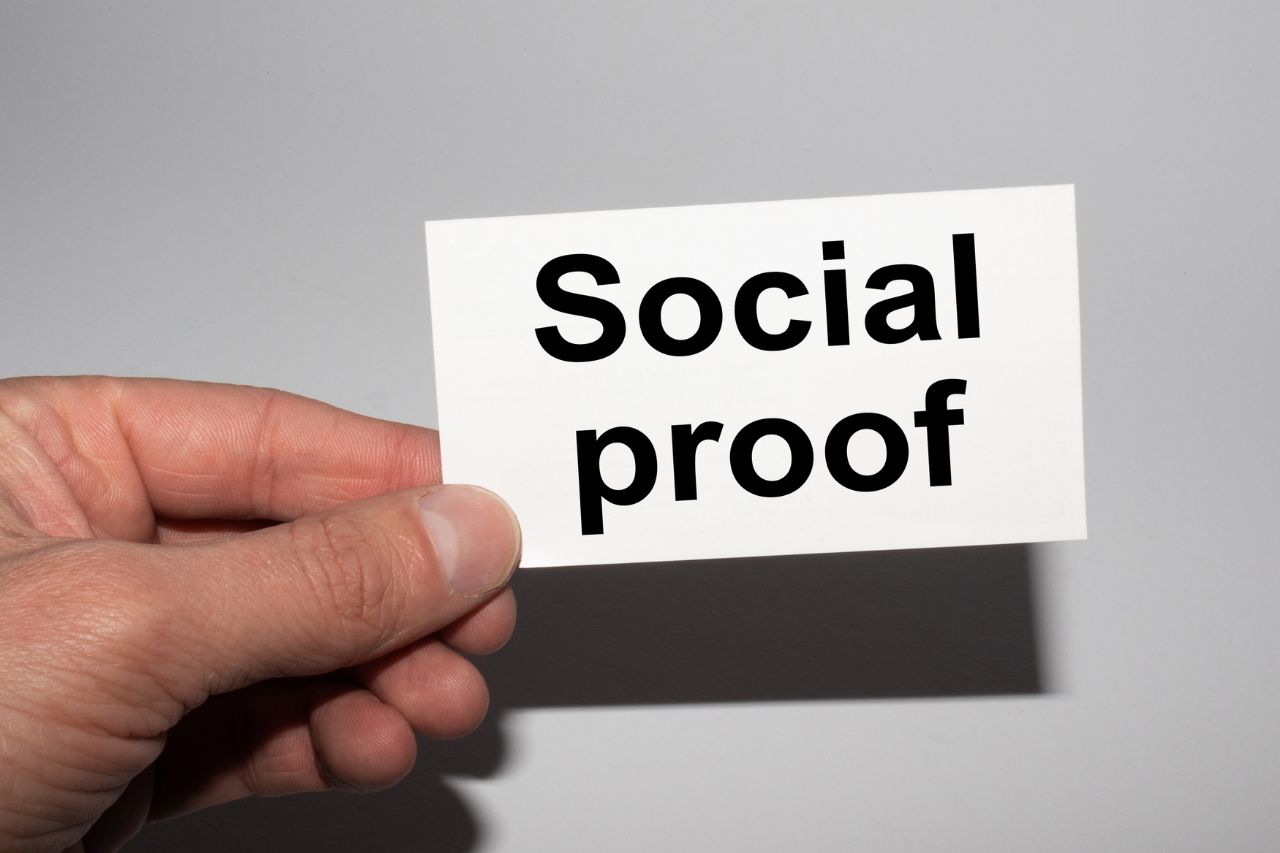 social proof to influences